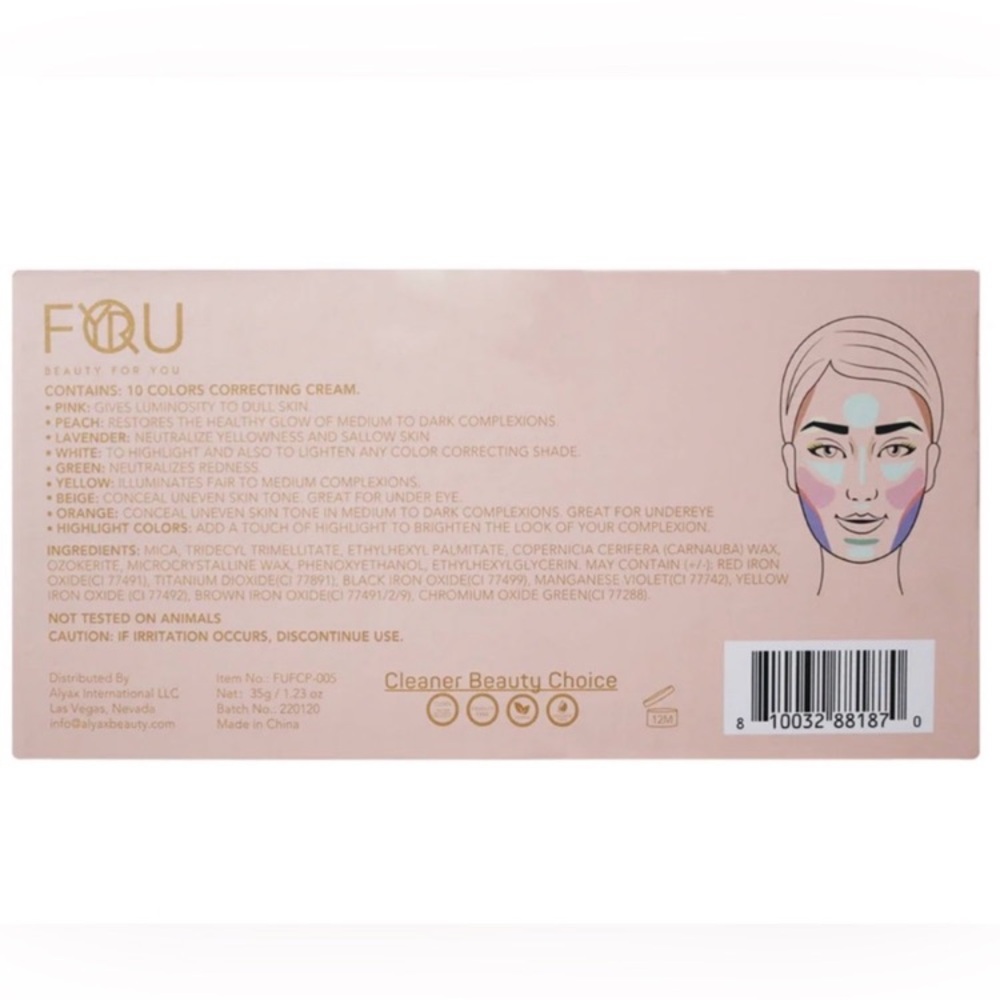 Beauty FOR YOU NWT Color Correcting Palette Smooth and Palable - Picture 3 of 3